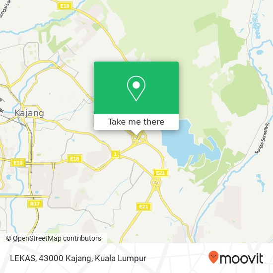 LEKAS, 43000 Kajang map