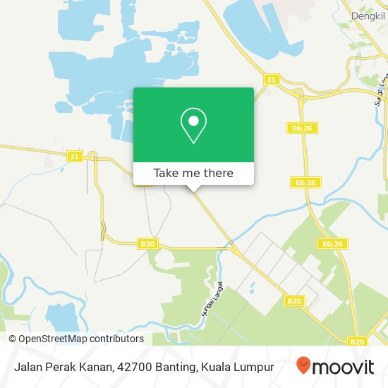 Jalan Perak Kanan, 42700 Banting map