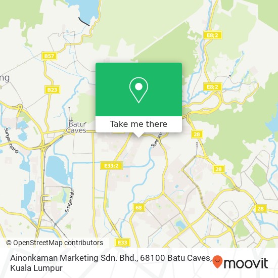 Ainonkaman Marketing Sdn. Bhd., 68100 Batu Caves map