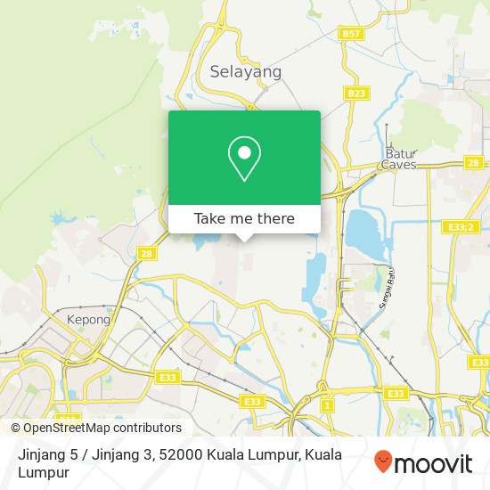 Peta Jinjang 5 / Jinjang 3, 52000 Kuala Lumpur