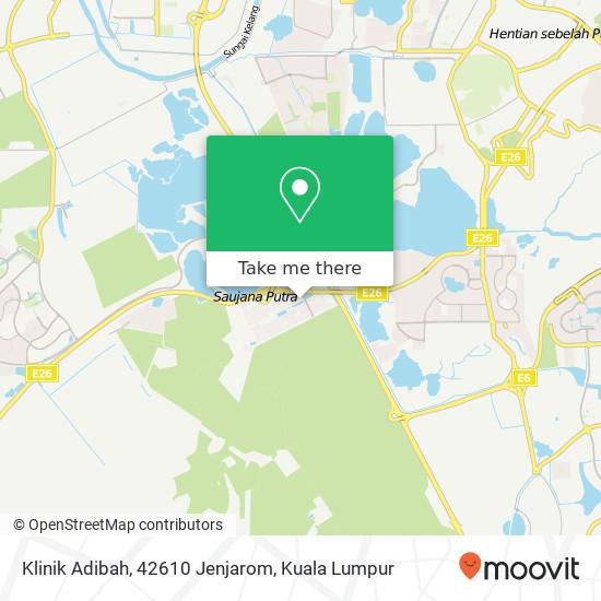 Klinik Adibah, 42610 Jenjarom map