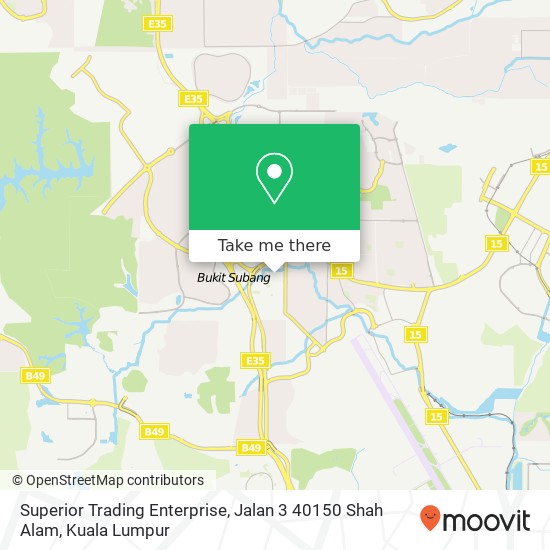 Superior Trading Enterprise, Jalan 3 40150 Shah Alam map