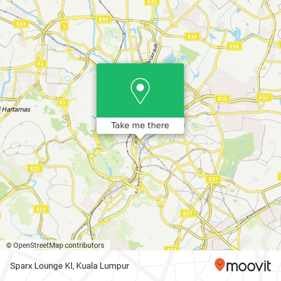 Sparx Lounge Kl map