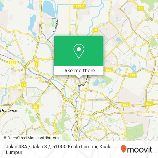 Peta Jalan 48A / Jalan 3 /, 51000 Kuala Lumpur