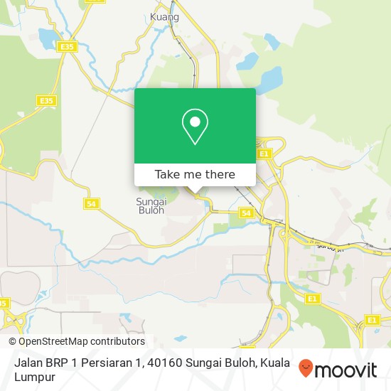 Jalan BRP 1 Persiaran 1, 40160 Sungai Buloh map