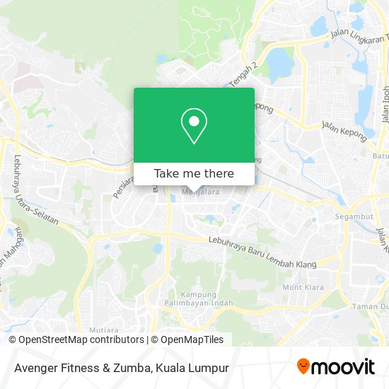 Avenger Fitness & Zumba map