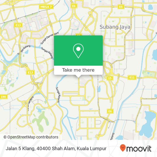 Jalan 5 Klang, 40400 Shah Alam map