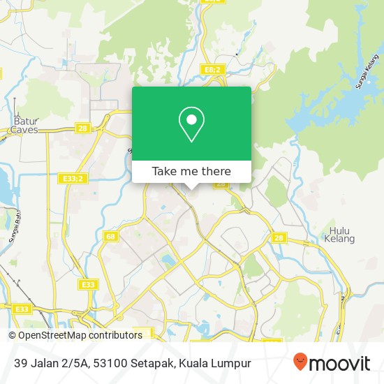 39 Jalan 2/5A, 53100 Setapak map