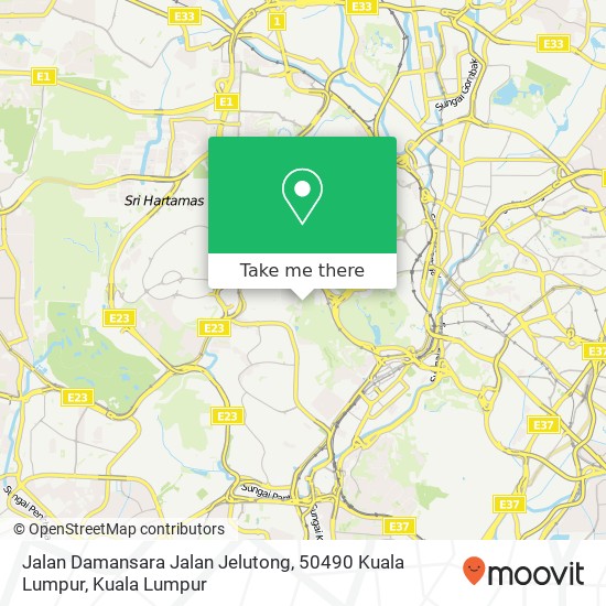 Jalan Damansara Jalan Jelutong, 50490 Kuala Lumpur map