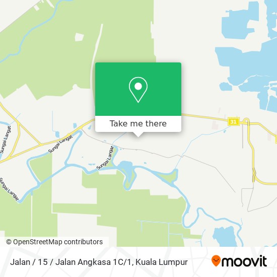 Jalan / 15 / Jalan Angkasa 1C / 1 map