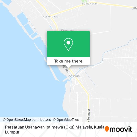 Persatuan Usahawan Istimewa (Oku) Malaysia map