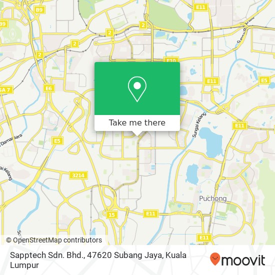 Sapptech Sdn. Bhd., 47620 Subang Jaya map