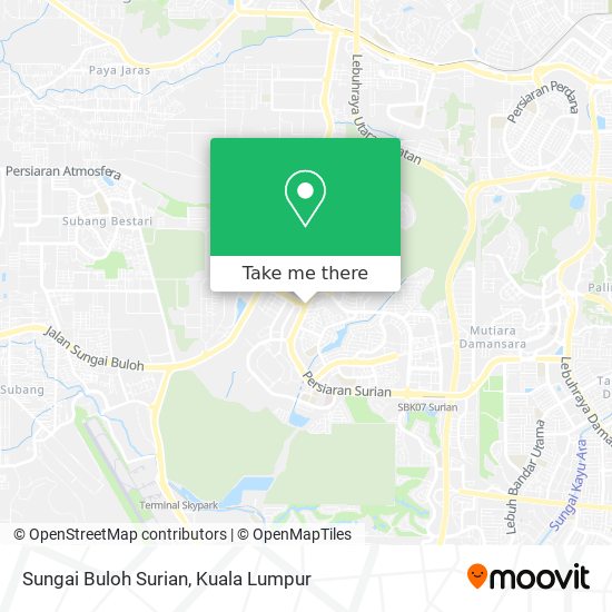 Sungai Buloh Surian map