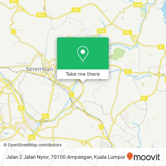 Jalan 2 Jalan Nyior, 70100 Ampangan map