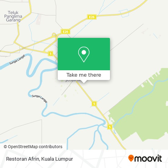 Restoran Afrin map