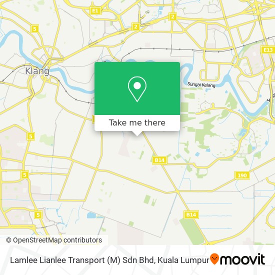 Lamlee Lianlee Transport (M) Sdn Bhd map