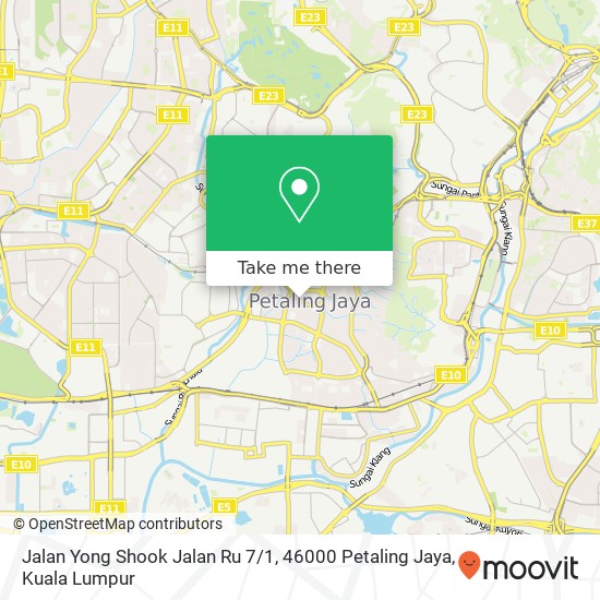Jalan Yong Shook Jalan Ru 7 / 1, 46000 Petaling Jaya map