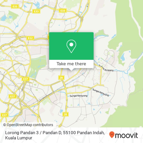 Lorong Pandan 3 / Pandan D, 55100 Pandan Indah map