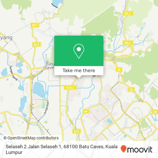 Selaseh 2 Jalan Selaseh 1, 68100 Batu Caves map