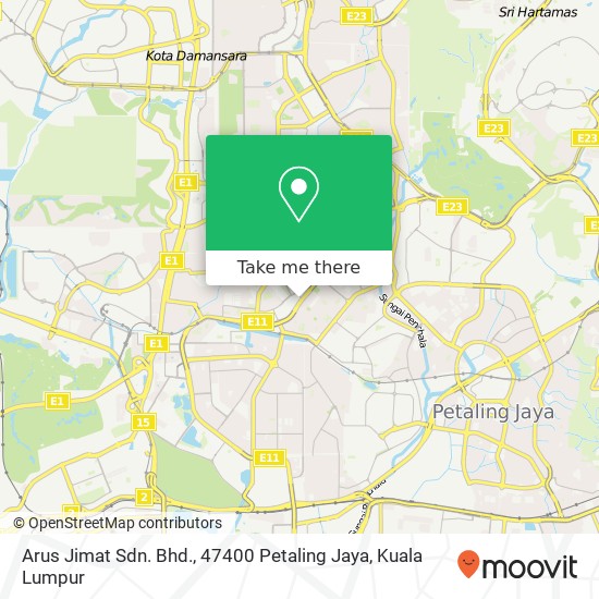 Arus Jimat Sdn. Bhd., 47400 Petaling Jaya map