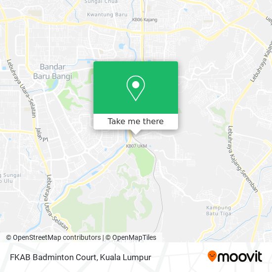 FKAB Badminton Court map