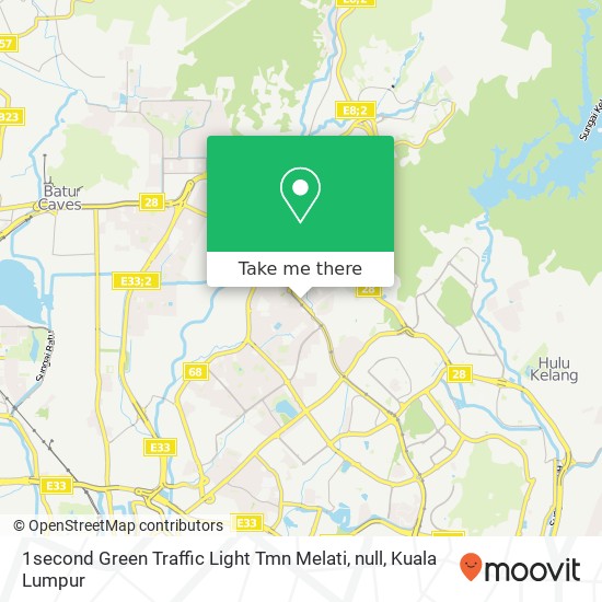 Peta 1second Green Traffic Light Tmn Melati, null