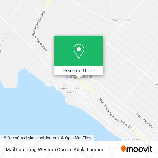 Mail Lambong Western Corner map