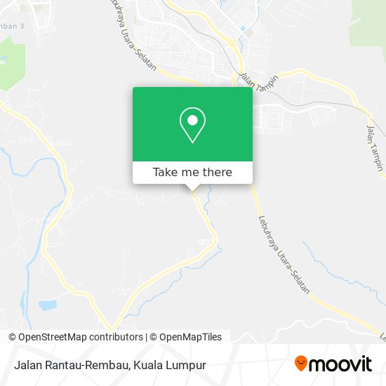 Peta Jalan Rantau-Rembau