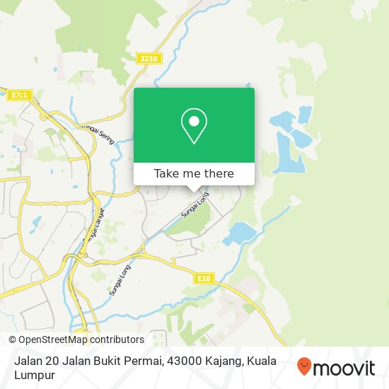 Jalan 20 Jalan Bukit Permai, 43000 Kajang map