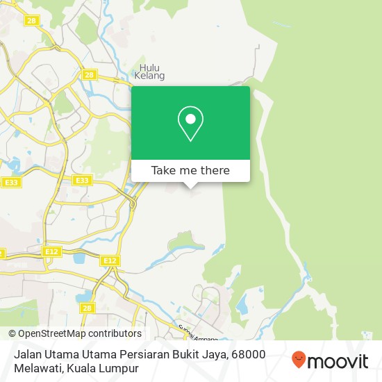 Jalan Utama Utama Persiaran Bukit Jaya, 68000 Melawati map