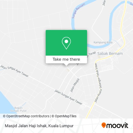 Masjid Jalan Haji Ishak map