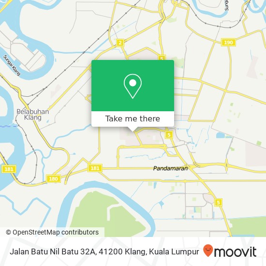 Jalan Batu Nil Batu 32A, 41200 Klang map