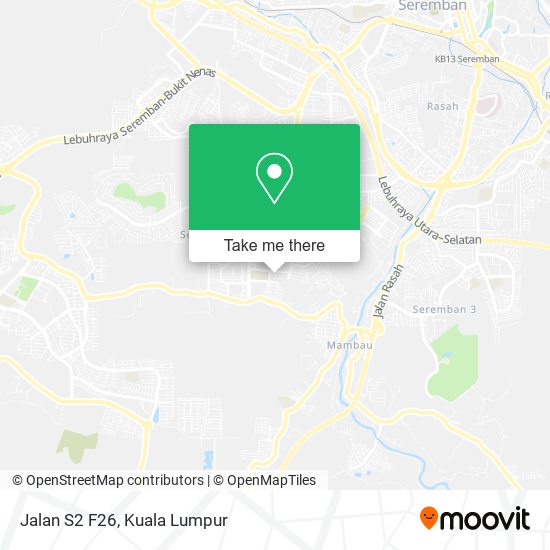 Jalan S2 F26 map