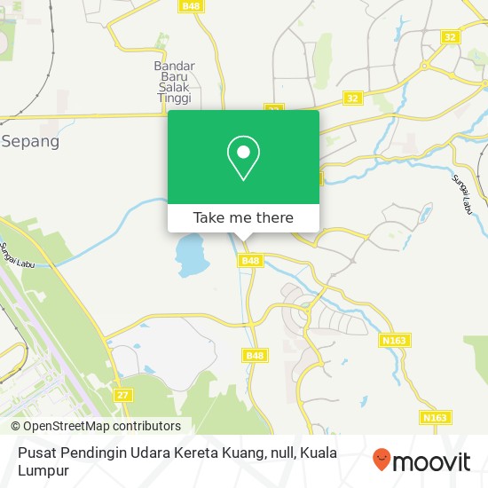 Peta Pusat Pendingin Udara Kereta Kuang, null