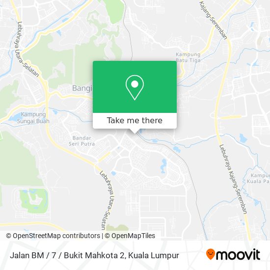 Jalan BM / 7 / Bukit Mahkota 2 map