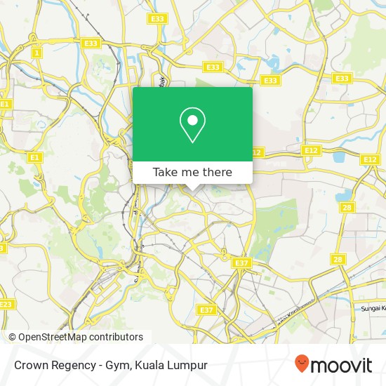 Crown Regency - Gym map