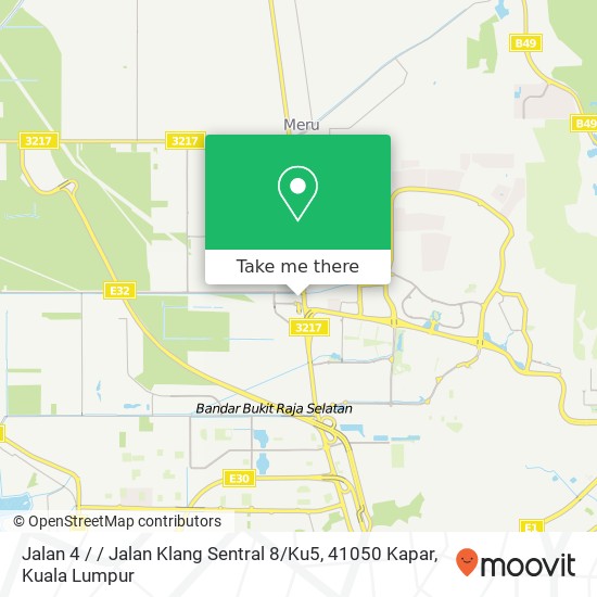 Jalan 4 / / Jalan Klang Sentral 8 / Ku5, 41050 Kapar map