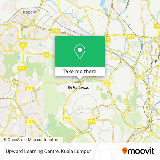 Upward Learning Centre map