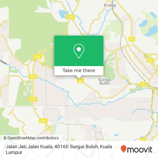 Jalan Jati Jalan Kuala, 40160 Sungai Buloh map