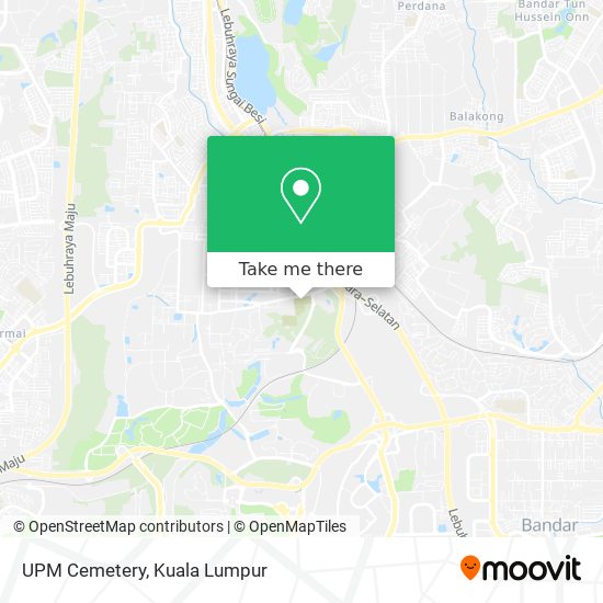 UPM Cemetery map