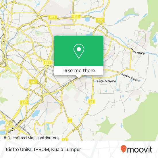 Bistro UniKL IPROM map