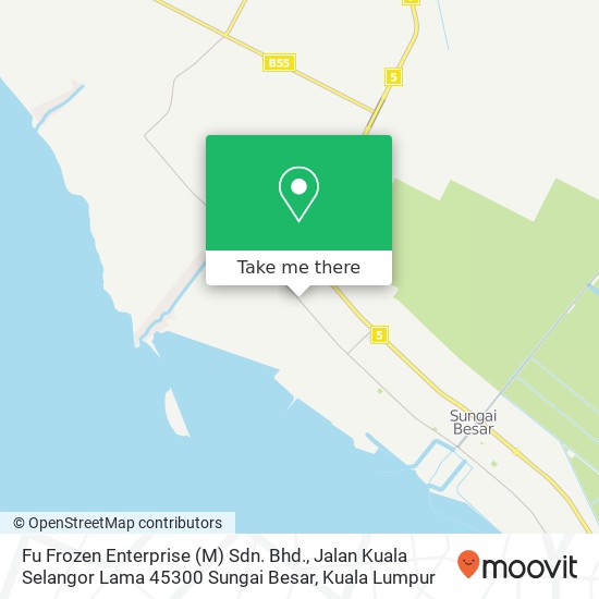 Fu Frozen Enterprise (M) Sdn. Bhd., Jalan Kuala Selangor Lama 45300 Sungai Besar map