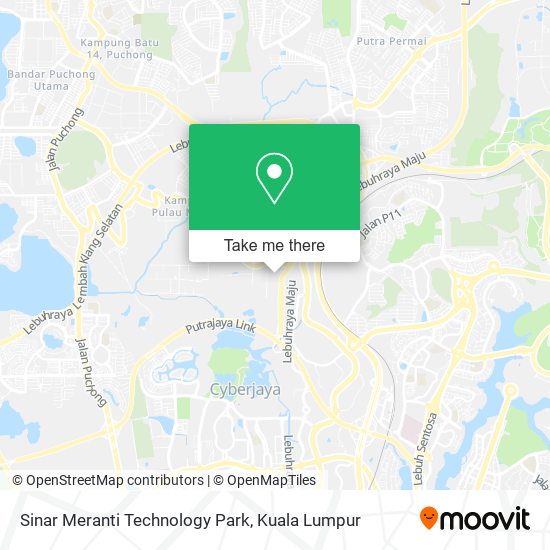 Peta Sinar Meranti Technology Park