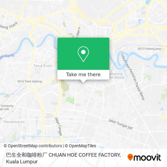巴生全和咖啡粉厂 CHUAN HOE COFFEE FACTORY map