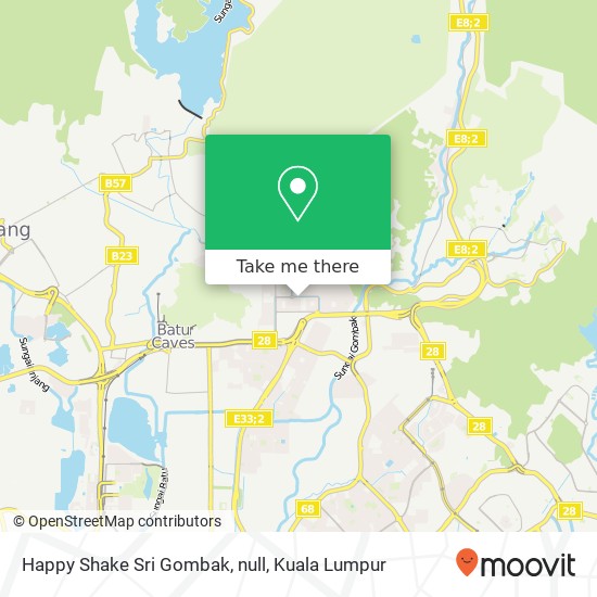 Happy Shake Sri Gombak, null map