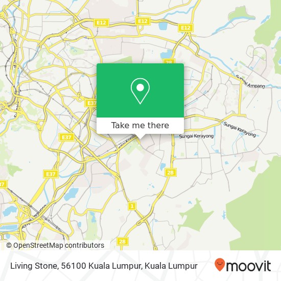 Living Stone, 56100 Kuala Lumpur map