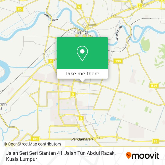 Jalan Seri Seri Siantan 41 Jalan Tun Abdul Razak map