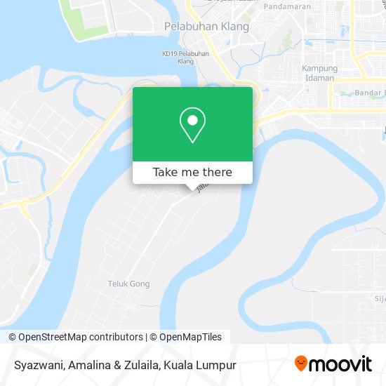 Syazwani, Amalina & Zulaila map