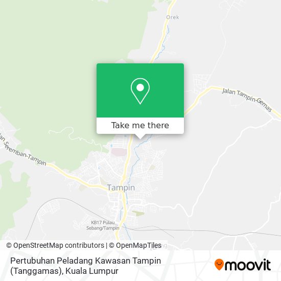 Pertubuhan Peladang Kawasan Tampin (Tanggamas) map