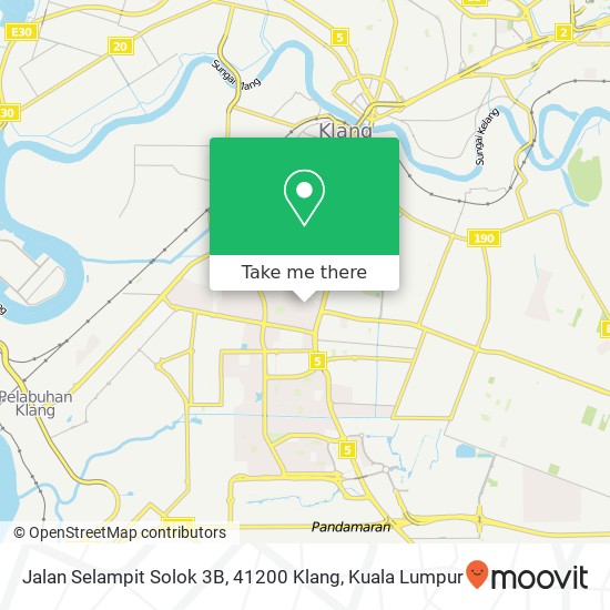 Jalan Selampit Solok 3B, 41200 Klang map